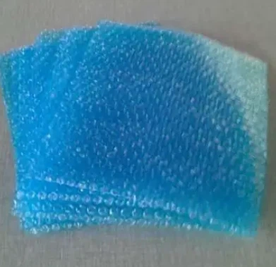 Mėlynas anti statinis burbulo krepšys